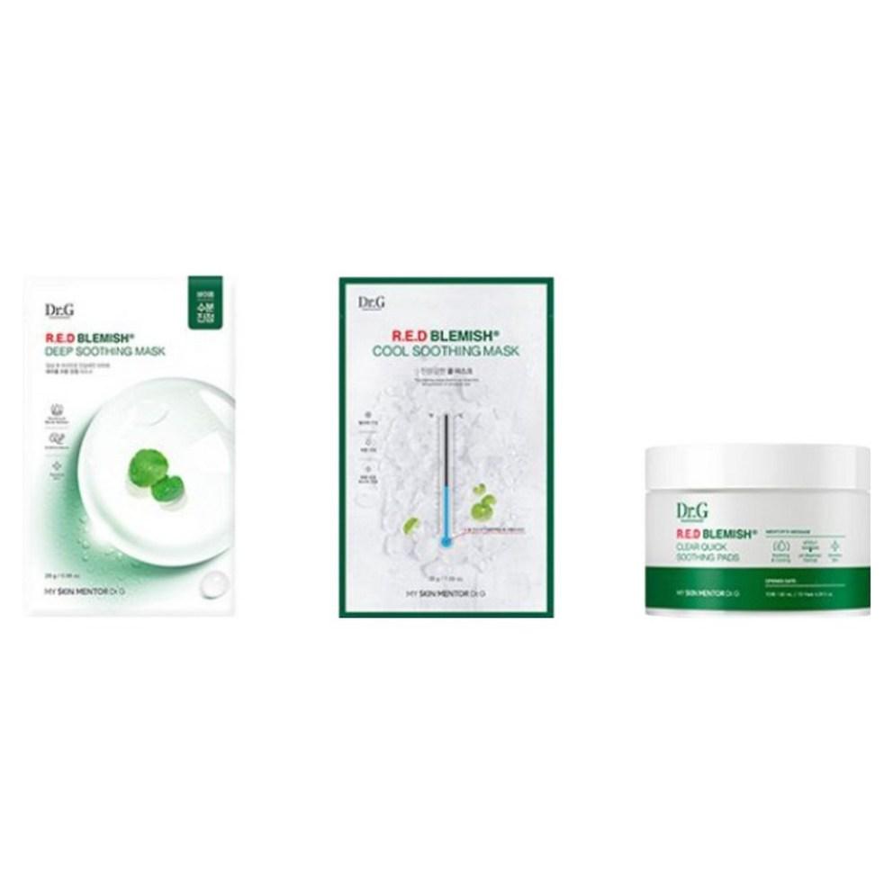 Dr.G Red Blemish Tief beruhigende Maske 280g, 10 Blatt