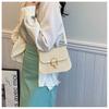 Summer Lock Fashion Straw Crossbody Bags Casual Travel Beach Shoulder Bag Designer Flap Women'S Handbags Premium