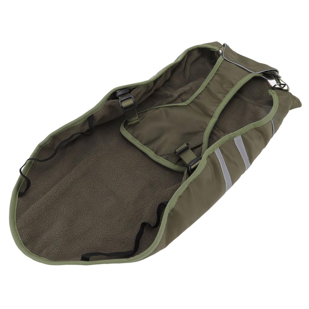 Dog Raincoat Multipurpose Adjustable Lightweight Waterproof Pet Poncho for Medium Large Dogs L