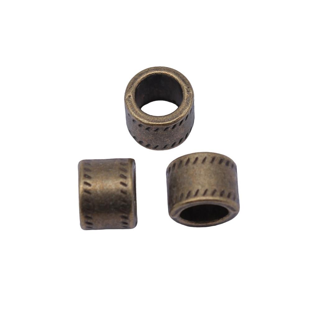 Tribal Pattern Tube Beads Charms Braided Spacer Beading For Jewelry Materials