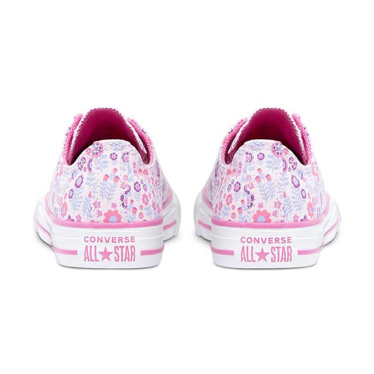 Converse Chuck Taylor All Star Low Top Durable Skate Shoes Kids Sneakers Blue Pink 670216C