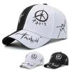 Spring/Summer New Korean Fashion Letter Baseball Hat with Personalized Splicing Print Street Sunshade Duck Tongue Hat