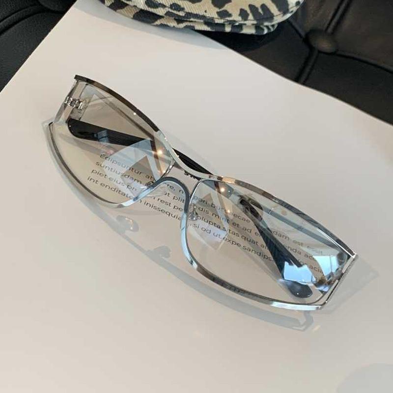 Y2k Sunglasses Women Men Oversized  Designer Gradient Goggle Sun Glasses Steampunk Glasses Shades Eyewear Mirror Eyeglasses
