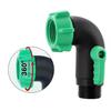 Leak Resistant Ergonomic Garden Hose Shut Off Valves Corrosion Proof Plastic Adapter 2pcs for Campers Ships Outdoor Use
