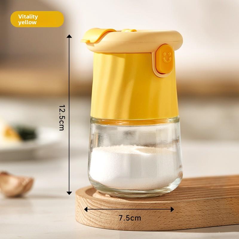 Kitchen quantitative seasoning bottle Household salt jar Kitchen salt Controlled bottle Multifunctional seasoning bottle jar