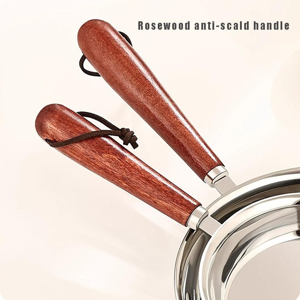 316 Stainless Steel Oil Pot Egg Frying Pan Mini Soup Milk Pot Cooking Saucepan Scalding-proof Kitchen Tool Cookware Accessories