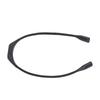 Neck Light Black Dual Color Temperature Eye Caring USB Rechargeable LED Portable Neck Book Light with Brightness   for Reading