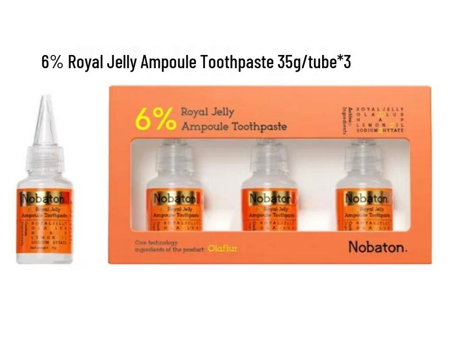 

Зубна паста Nobaton Farm з 1% фруктовою кислотою, 1,5% рожевою сіллю, 2% мастикою та 5% гідроксиапатитом