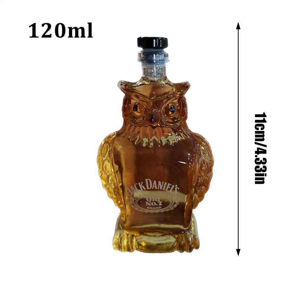 Skleněná karafa na whisky Kreativní láhev Zvířecí téma Sklenice na whisky sklenice na víno karafa Barový nezbytný doplněk