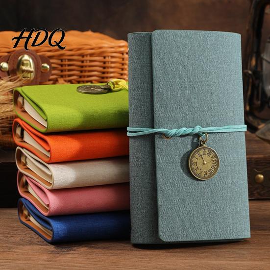 Thick Paper Notebook A6 Faux Leather Journal Notebook 6 Ring Loose Leaf