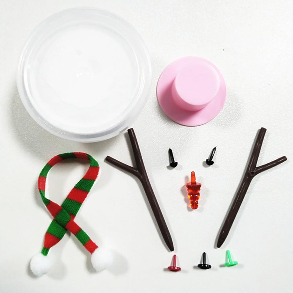 Children's DIY Snowman Kit - Winter Party Craft with Christmas Hat & Stocking