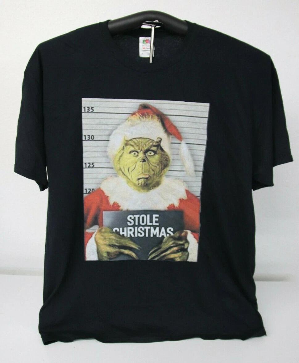 

Guy who STOLE CHRISTMAS- Mugshot of Guy who STOLE CHRISTMAS T-Shirt XL, Black XL