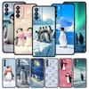 Penguin Kawaii Cute Phone Case For Oppo Reno14 Reno13 Reno12 11 F 10 Find X5 X9 Pro A54 5G A53 A9 A16 A78 4G A80 A98 Cover