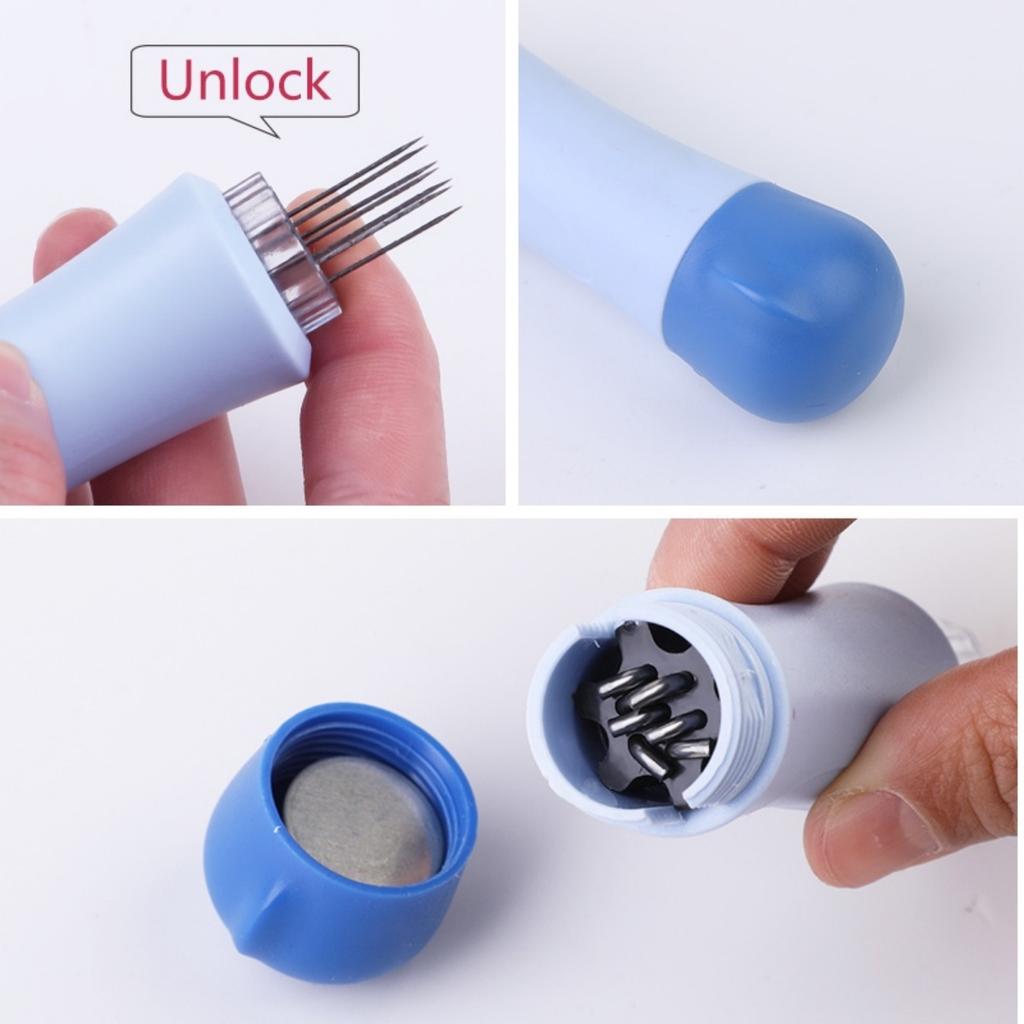 Filznadel-Set, Filznadeln mit 7 Nadeln, Filz-Starter-Set, Filz-Diy-Paket, Wollfilz zum Selberfilzen