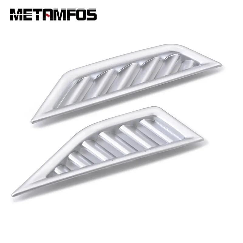 Front Air Condition Vent Outlet Cover Trim For Volkswagen VW Tiguan 2017-  Carbon Fiber Interior Accessories Car Styling