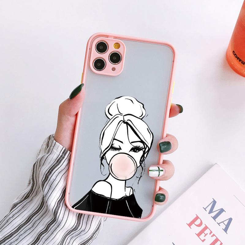 Girl Boss Women Coffee Phone Case For iphone 16 12 11 14 13 15 Pro Max X XS XR SE 2020 7 8 Plus Fashion Lady High Heel Covers