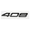 Auto 3D ABS Buchstaben Logo Aufkleber Für Peugeot 208 308 408 508 408X 508L 2024 2025 Auto Kofferraum Alphabet Emblem Abzeichen Aufkleber