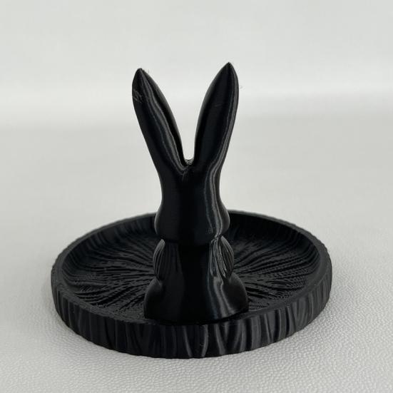 Schwarze Katze Schmuckablage 3D-gedruckte Kaninchen Aufbewahrungsablage Mehrzweck Schmuck Kleinkram Schlüssel Halter Organizer Desktop Dekoration