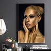 Modern Gold Nude Girl Posters and Prints Wall Pop Art Canvas Painting Nordic Picture Home Decoration for Living Room Decorative