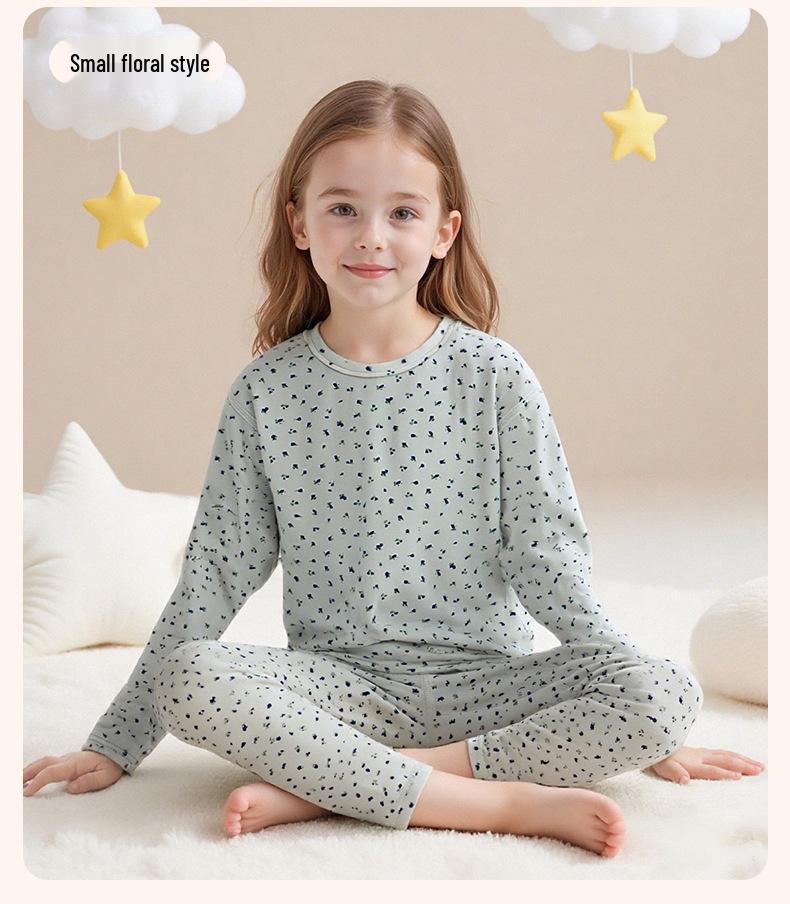 Varmt pyjamasset för barn - Pojkar & Flickor Byxor och Topp