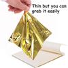200Pcs High Quality Gold Foil Paper Diy Decoration Craft Gold Foil Nail Art Bridal Makeup Drip Glue Diy Decor Craft Gold Foil