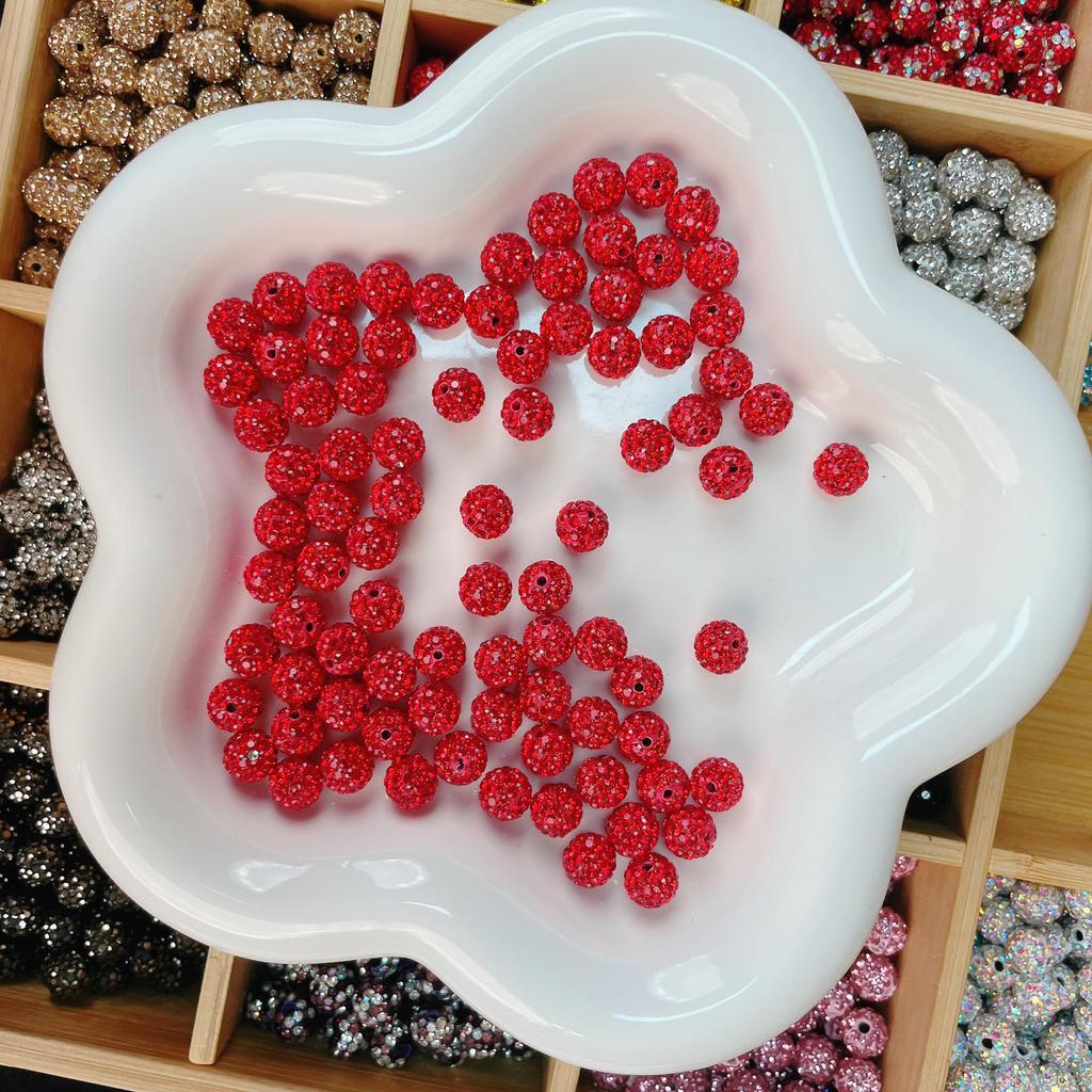 Handmade Rhinestone Crystal Beads for DIY Jewelry: Diamond Ball, Spacer, Pendant Materials