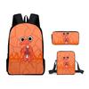 Rainbow Friends Zaino Scolastico Rainbow Friends Zaino Cartone Animato Borsa a Tracolla Astuccio Set da Tre Pezzi