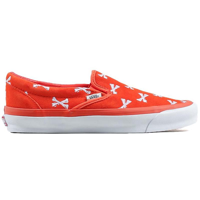 Vans Wtaps X Vans Og Classic Slip On Lx 'Bones Orange' Sneakers VN0A45JKK09