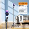 2026 Four-Axis 360° Rotating Anti-Shake Selfie Stick and Universal Floor Tripod for Mobile Phones