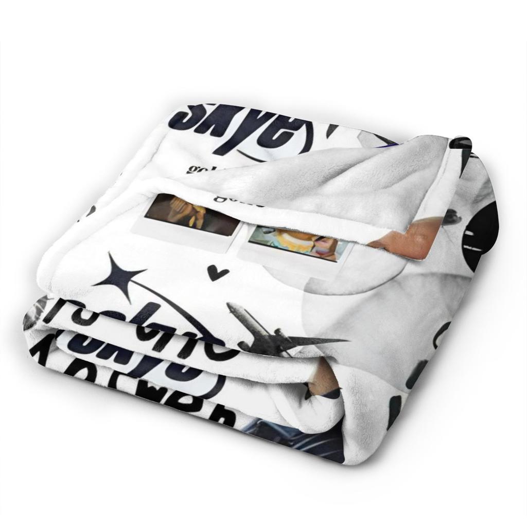 Manta Caliente de Viaje Freya Skye Ropa de Cama Mantas de Franela Colcha para Sofá Cama Cubierta Divertida para Sofá Cama