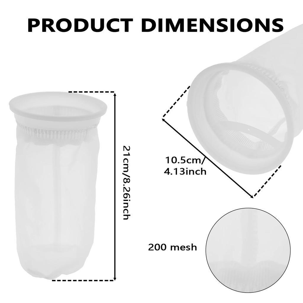 3 Pcs IBC Nylon For Venting Ton Barrels Cover Filter Bag Breathable Rain Water Filter Rain Rainwater Tank Aquarium