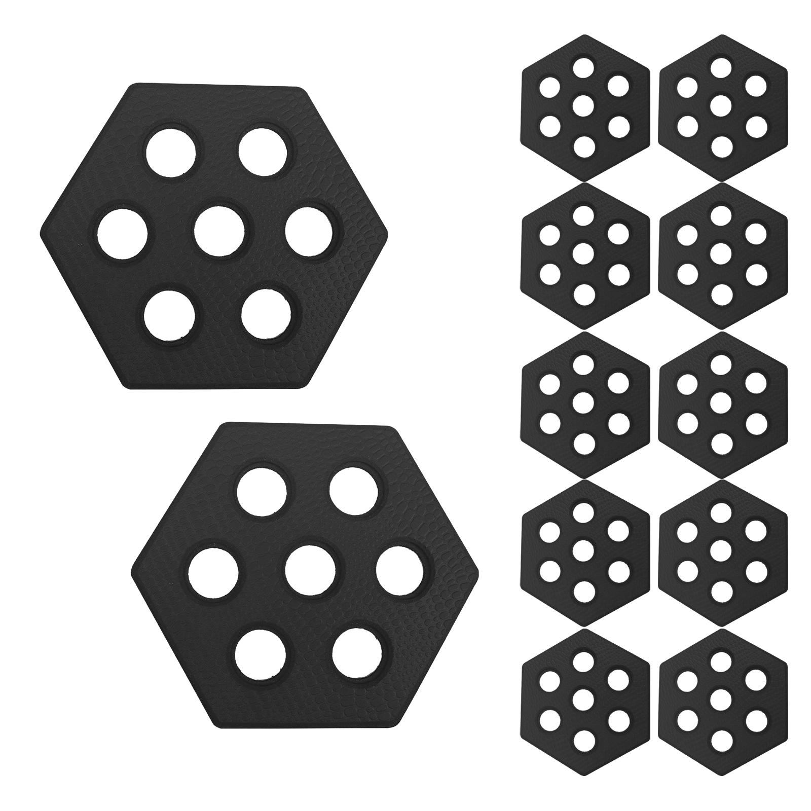 12Pcs Hexagon Surfboard Pads Deck Grip for Funboard Skimboards Paddleboard