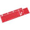 106 Keys PBT Backlight Keycaps Replacement Solid Color for Mechanical Keyboard