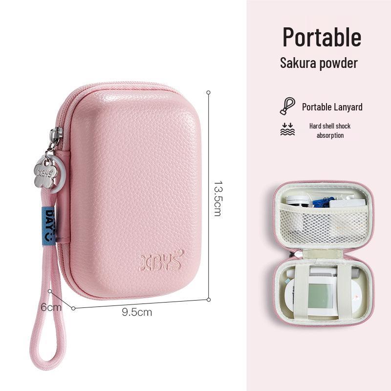 Portable Sugar Meter Storage Pouch for Roche, Sannuo, Yuyue, and Ou Blood Glucose Meters