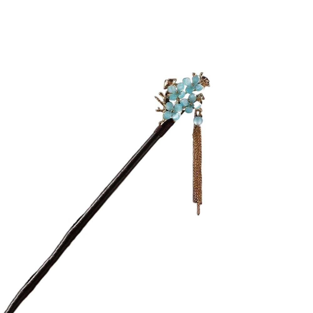 Imitation  For Women Hair Accessories Wooden Hair Fork Flower Hair Sticks Chinese Style Hairpin
