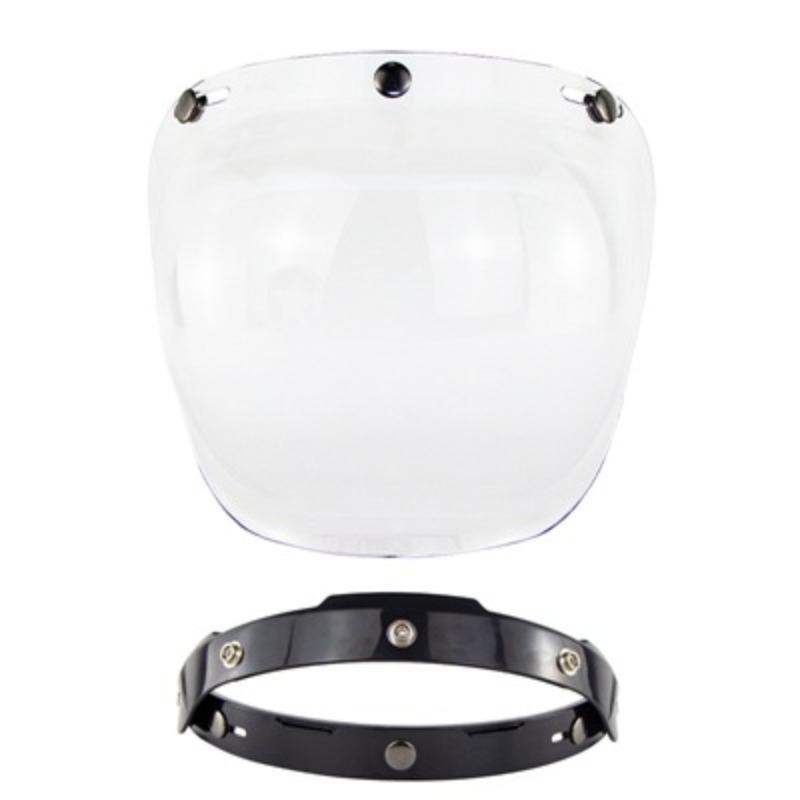 Motorcycle Helmet Bubble Visor Motorbike Helmet Visors Multicolor Vintage Cascos Para Moto Windshield Shield Universal Mask