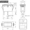 Sturdy HY35C Push Button Switches 2 Pins ON OFF 125V 16A or 250V 12A Portable Accessory for Home and Industrial Use
