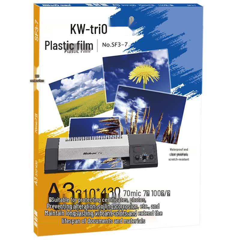 KW-triO A3 Transparent Laminating Film CN plug (adapter included)
