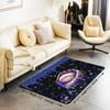 Erosebridal Navy Blue Baseball Ice Cream Area Rug 4'11" X 3'3" Ice Cream Drip Living Room Rugs Non Slip Baseball Glove Decorative Carpets Cu