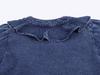 Moda femminile europea e americana: Camicia di Jeans a Strati Casual e Cintura con Jeans a Vita Bassa e Gamba Larga
