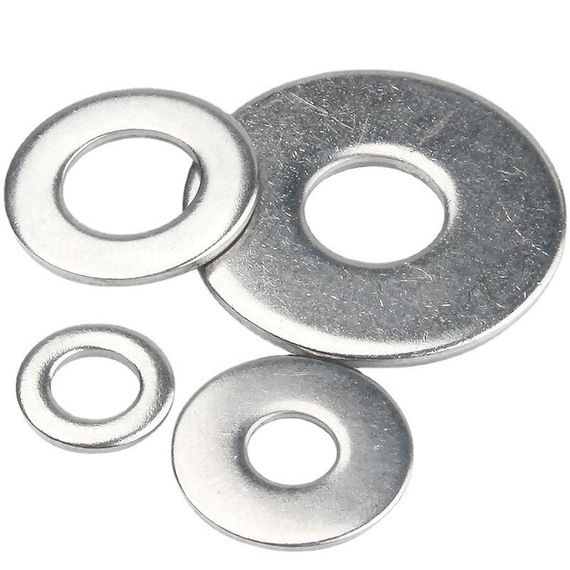 Rondella Piana Spessa in Acciaio Inossidabile 304 per Viti - Varie Misure (M1.6, M2, M4, M5, M8, M10)
