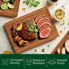 Bamboo Cutting Board with Deep Juice Groove Extra Thick Kitchen Chopping Block for Fruits Vegetables Cheese and Meats