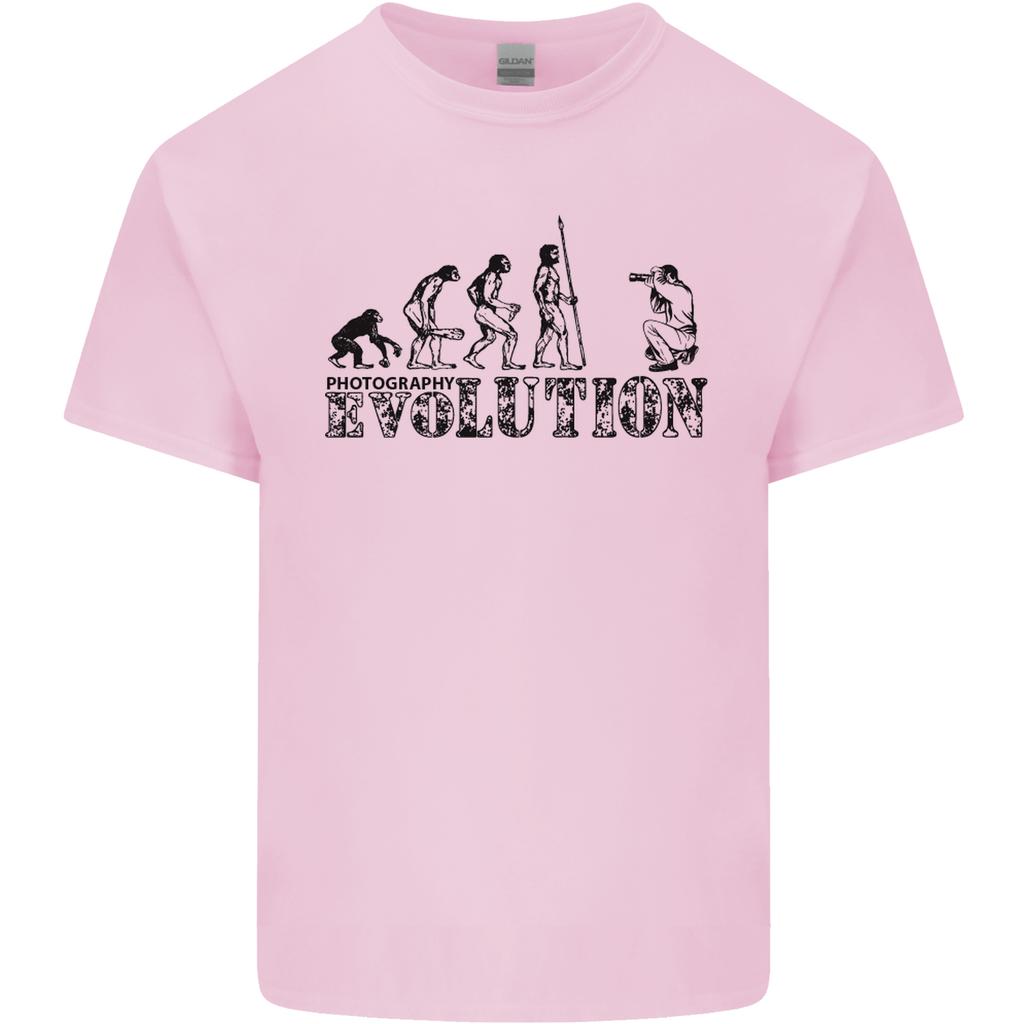 Evolution Photographer Funny Photography Unisexs Light Cotton TShirt