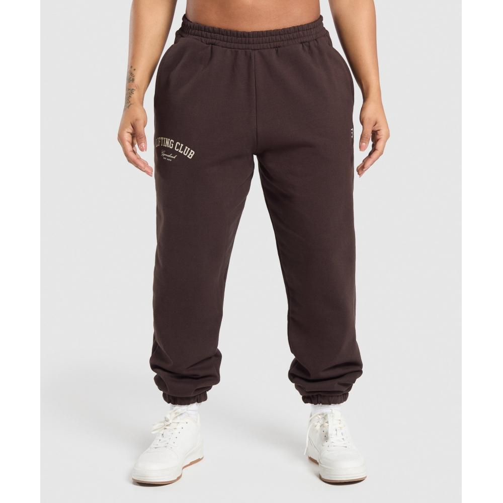 

Спортивные брюки Gymshark Lifting Club Oversized Heritage Brown B2b2o Ncnz XS