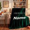 F1 Custom Flannel Blankets Soft Warm Cozy Throws for Home Decor Holiday Gifts