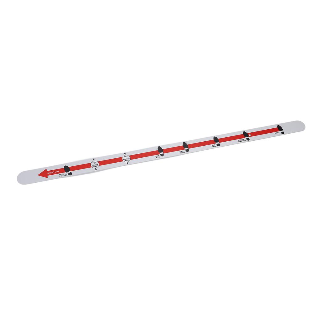 Putter Ruler Aluminum Alloy Putting Straight Alignment Ruler Rail for Putting Practice Green Putting Alignment Rail