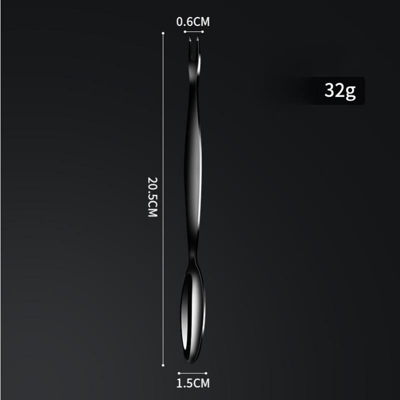 304 Stainless Steel Crab Needle Lobster Hairy Crab Fork Spoon Dual-use Household Seafood Pick Meat Eating Crab Tools