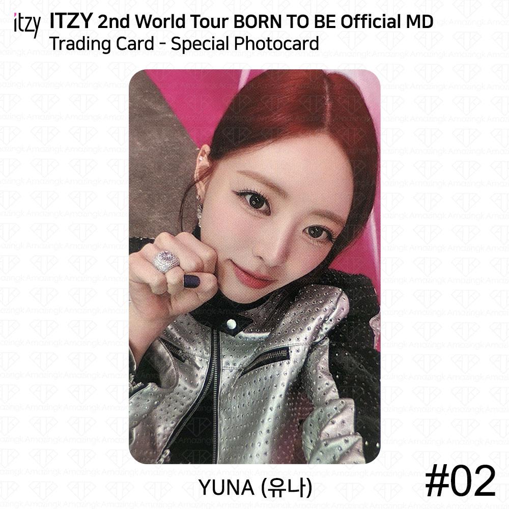 ITZY Il 2° tour mondiale è nato per essere la carta fotografica ufficiale MD Trading Card Yeji Ryujin