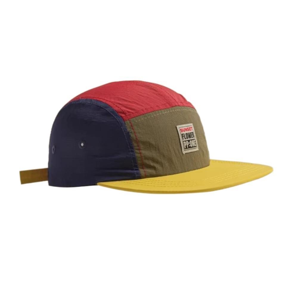 5 Panel Hip-Hop Hüte Dünne Sonnenschutzhut Lässige Baseballkappe mit flachem Schirm Unisex