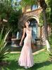 Floral Slim Suspender Dress 2026 Summer New Style Temperament Great Good-looking Mesh Skirt Long Dress Women